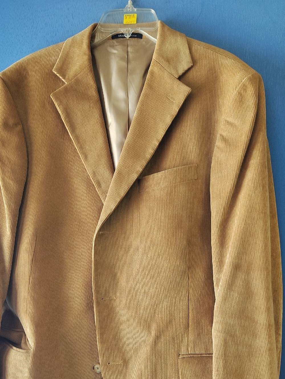 Lands' End Men's Corduroy Sport Coat in Camel Brown